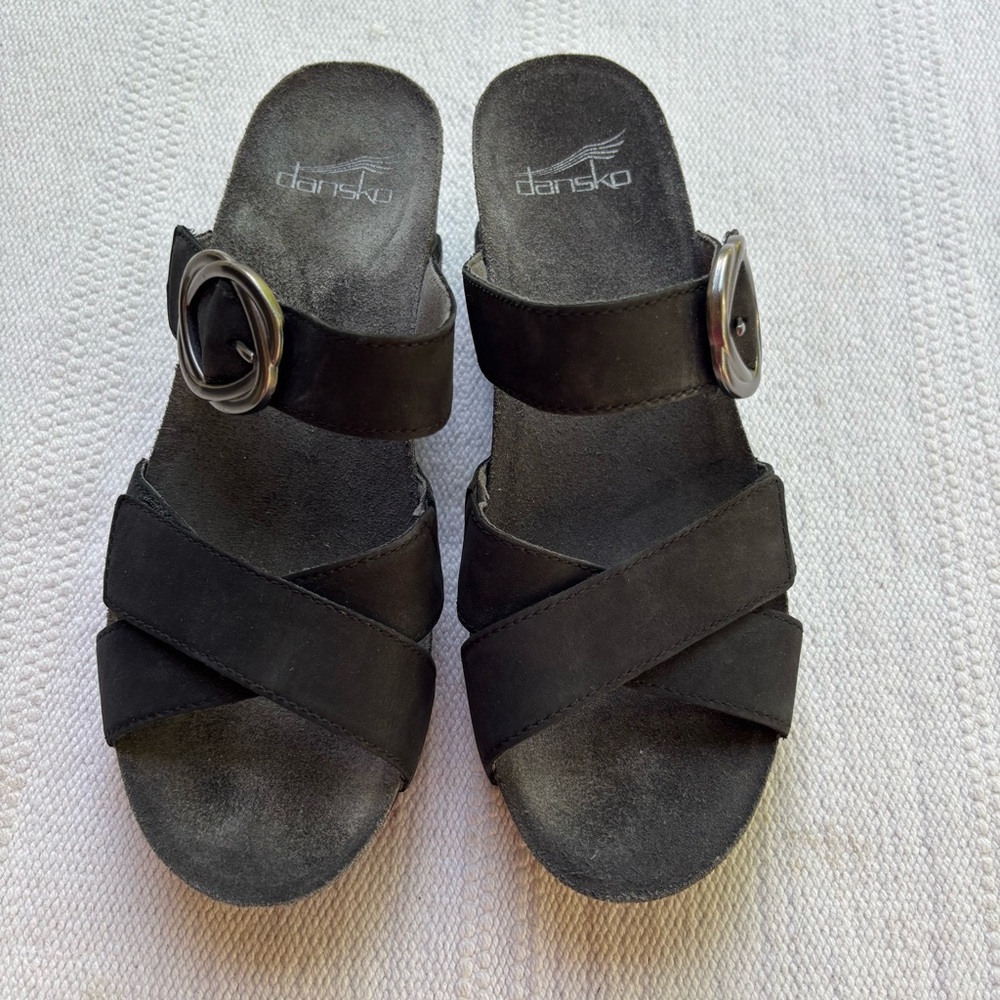 DANSKO Womens Susie Milled Nubuck Sandals size 37 - Picture 2 of 11
